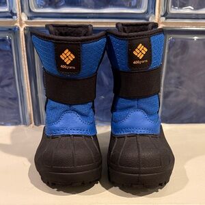 Columbia Toddler Blue & Black Winter Boots